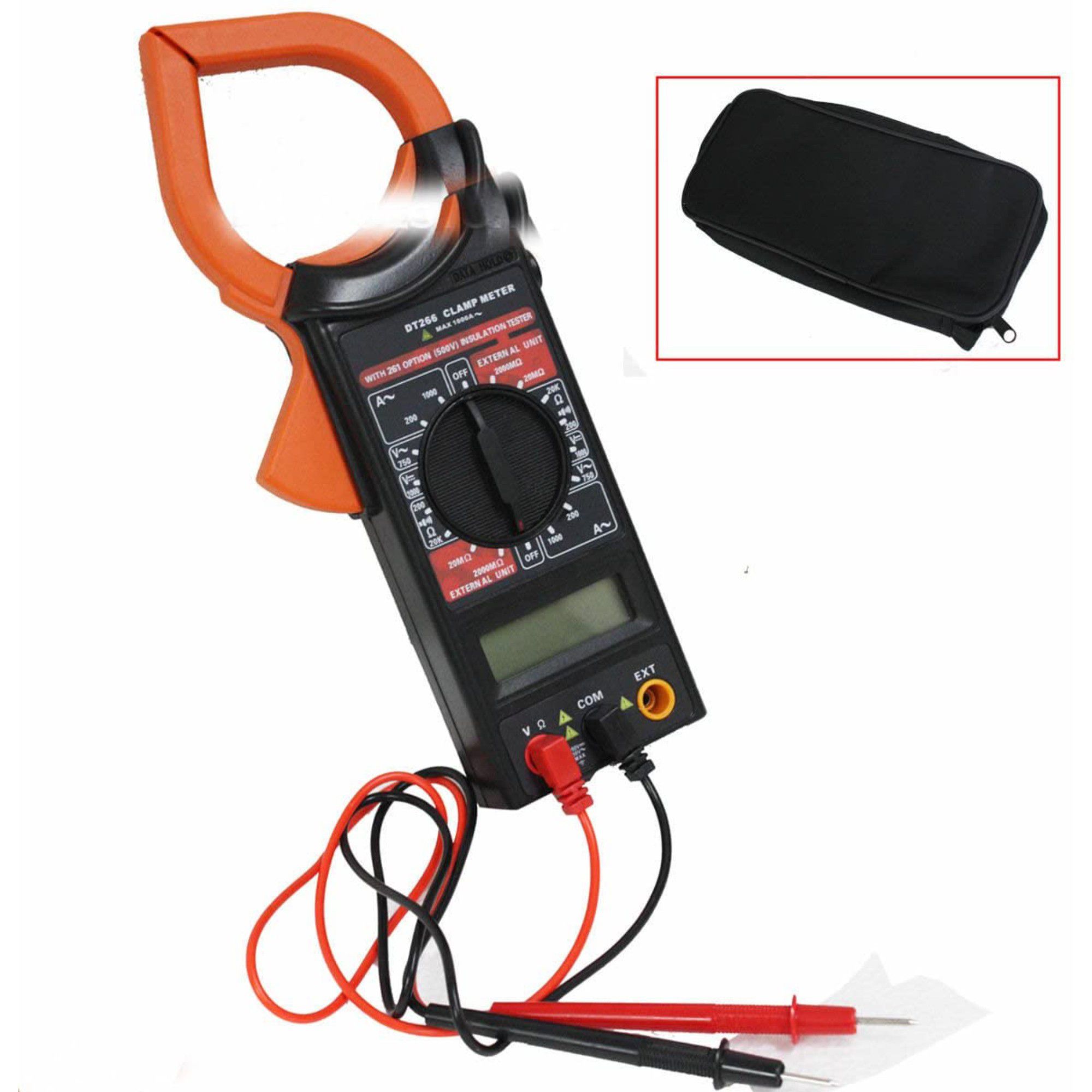 Alicate Amperímetro Digital Profissional 600v Cat. Il Com Bip - Imagem 5