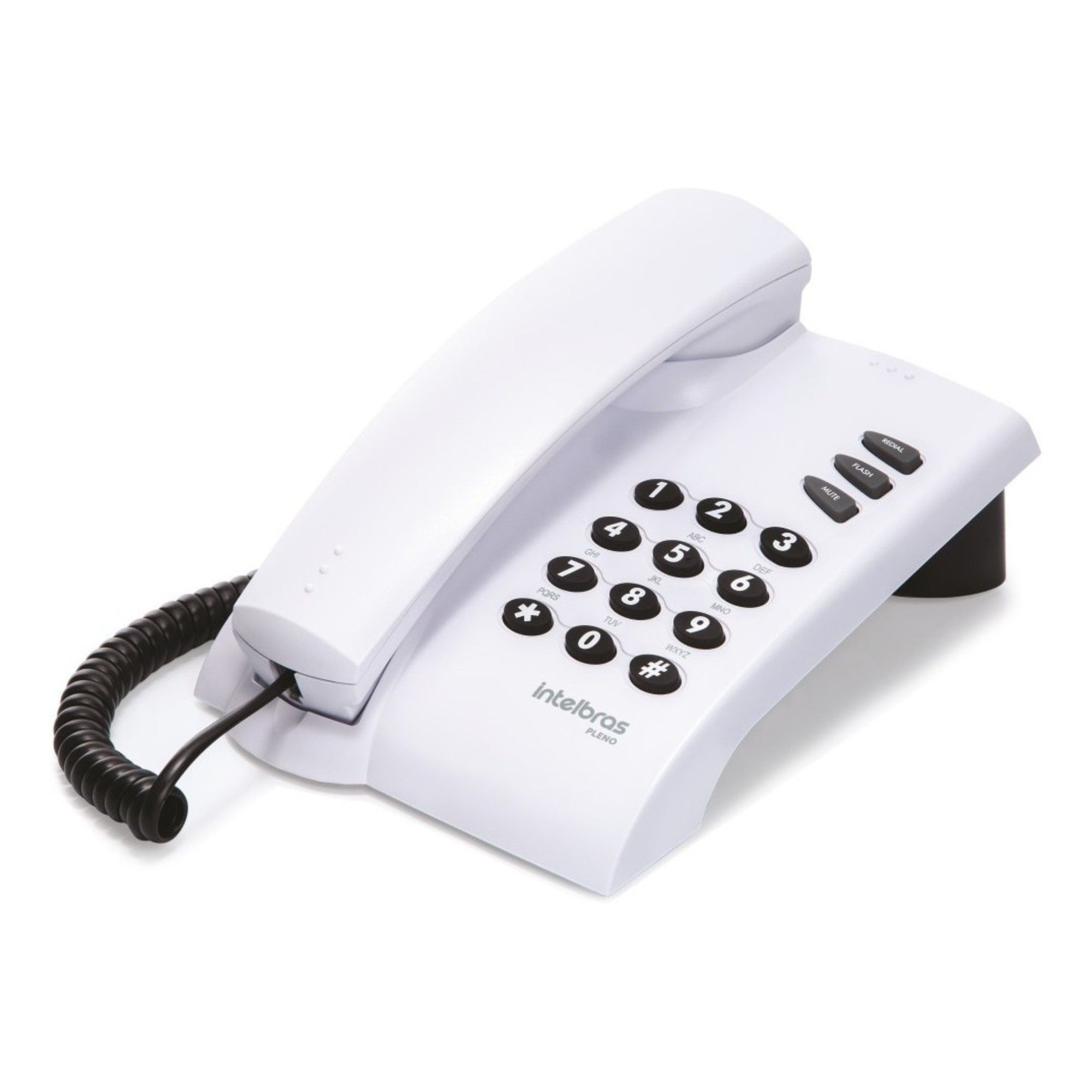 Aparelho Telefônico Fixo C/ Fio Intelbras Pleno Cinza-ártico