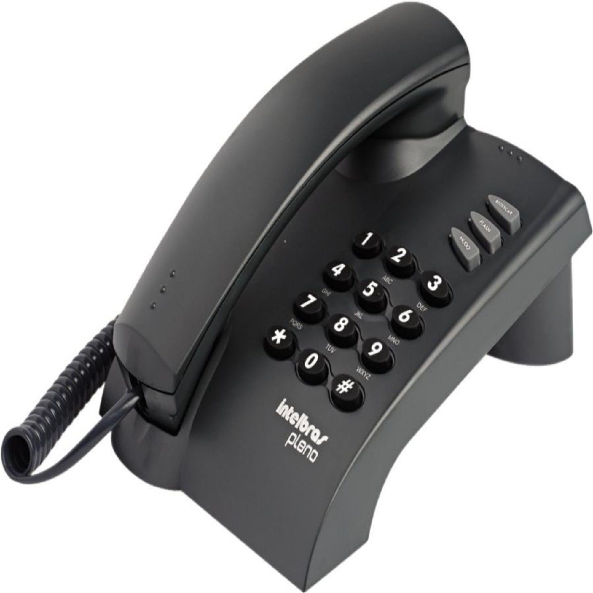 Aparelho Telefônico Fixo C/ Fio Intelbras Pleno Preto