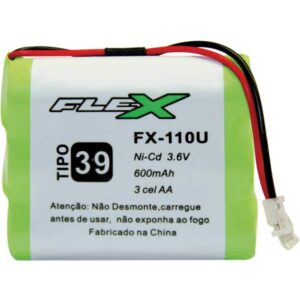 Bateria Telefone Sem Fio Ni-Cd 3.6v 600mah Fx-110u