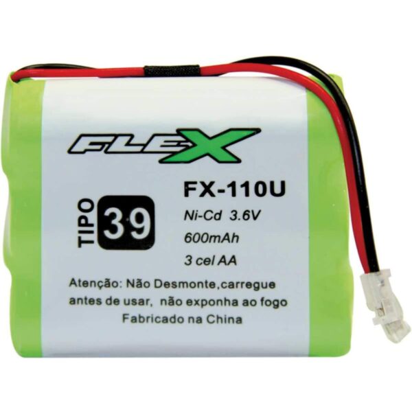 Bateria Telefone Sem Fio Ni-Cd 3.6v 600mah Fx-110u - Image 2