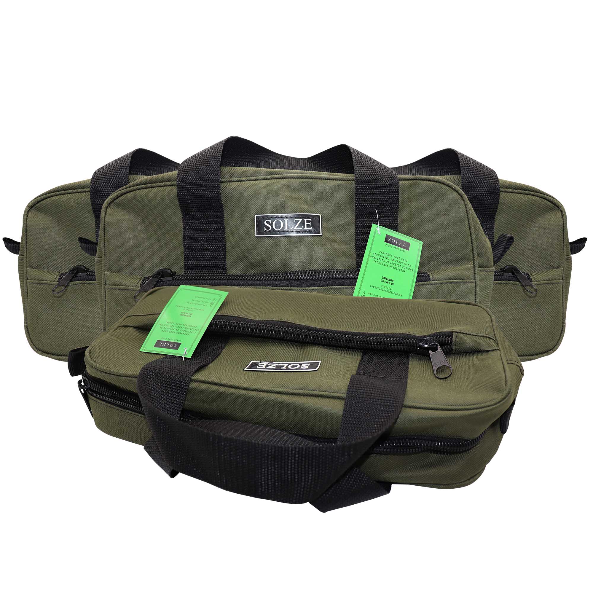 Bolsa Pequena Para Ferramentas Reforçada C/ Bolso e Alça Solze - Imagem 7