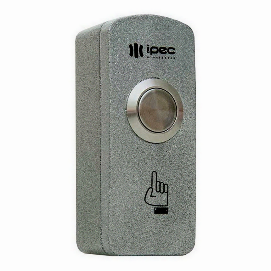 Botoeira Acionador P/ Fechadura Eletromagnetica Elétrica Em Inox IPEC - Imagem 2