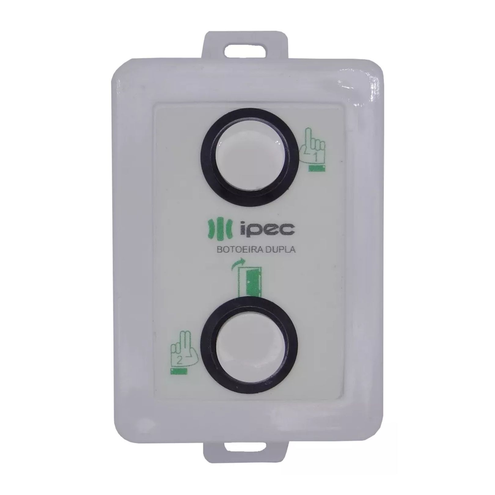 Botoeira Dupla C/ fio P/ Fechadura e Portão IPEC - Imagem 3