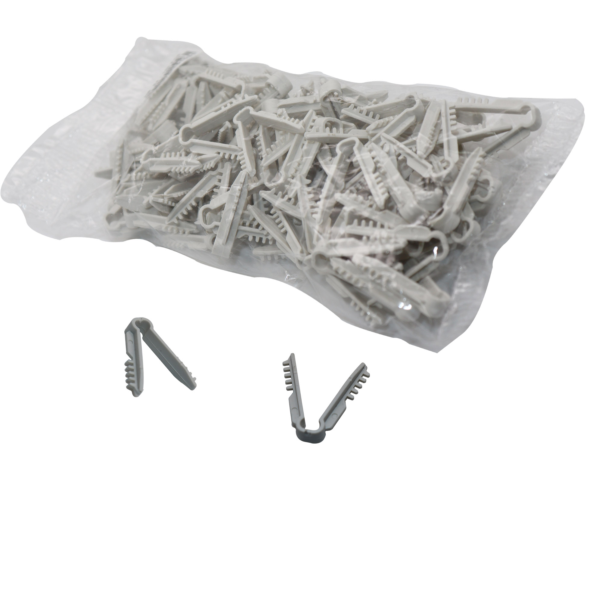 Bucha Clamps 4MM P/ Cabo Coaxial C/ 100 unidades - Imagem 6