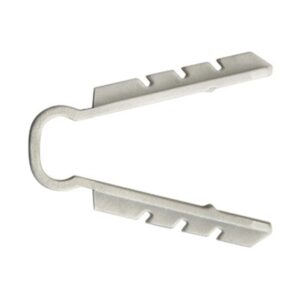 Bucha Clamps 6MM P/ Cabo Coaxial C/ 100 unidades