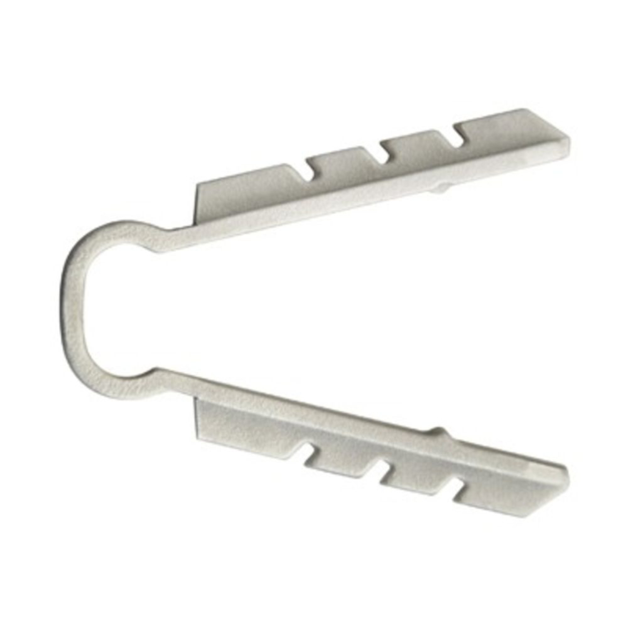 Bucha Clamps 6MM P/ Cabo Coaxial C/ 100 unidades - Imagem 2