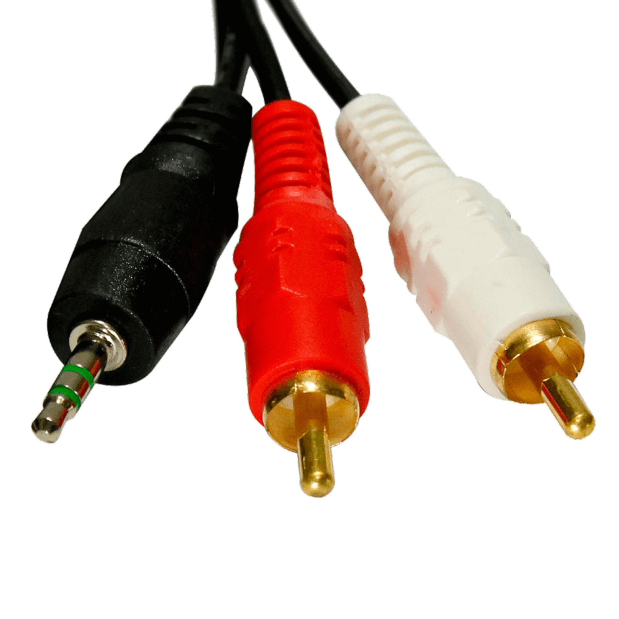 Cabo Auxiliar P2 Macho X RCA Macho Áudio Som - Imagem 2