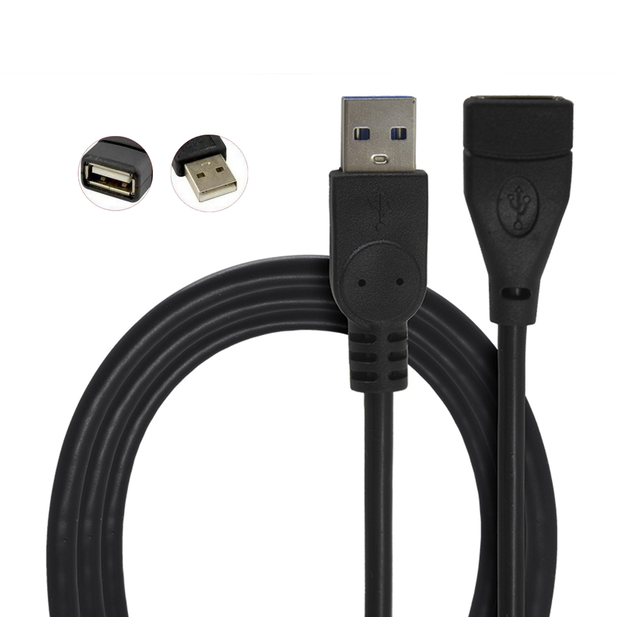 Cabo Extensor USB 2.0 1,5 Metros Macho x Femea - Imagem 5