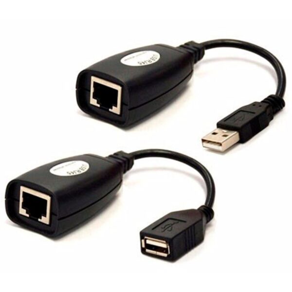Cabo Extensor Usb 45 Metros Via Cabo De Rede Rj45 Cat5/Cat6 - Image 3