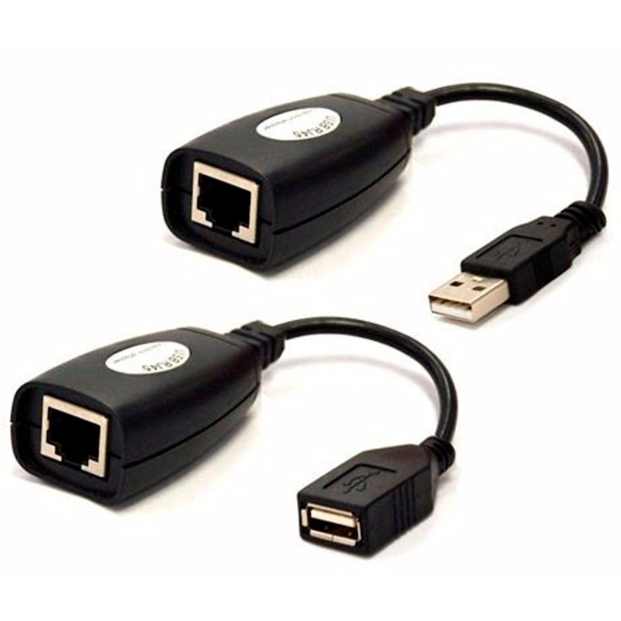 Cabo Extensor Usb 45 Metros Via Cabo De Rede Rj45 Cat5/Cat6 - Imagem 3
