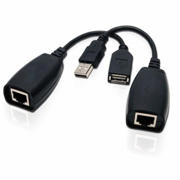 Cabo Extensor Usb 45 Metros Via Cabo De Rede Rj45 Cat5/Cat6 - Image 5