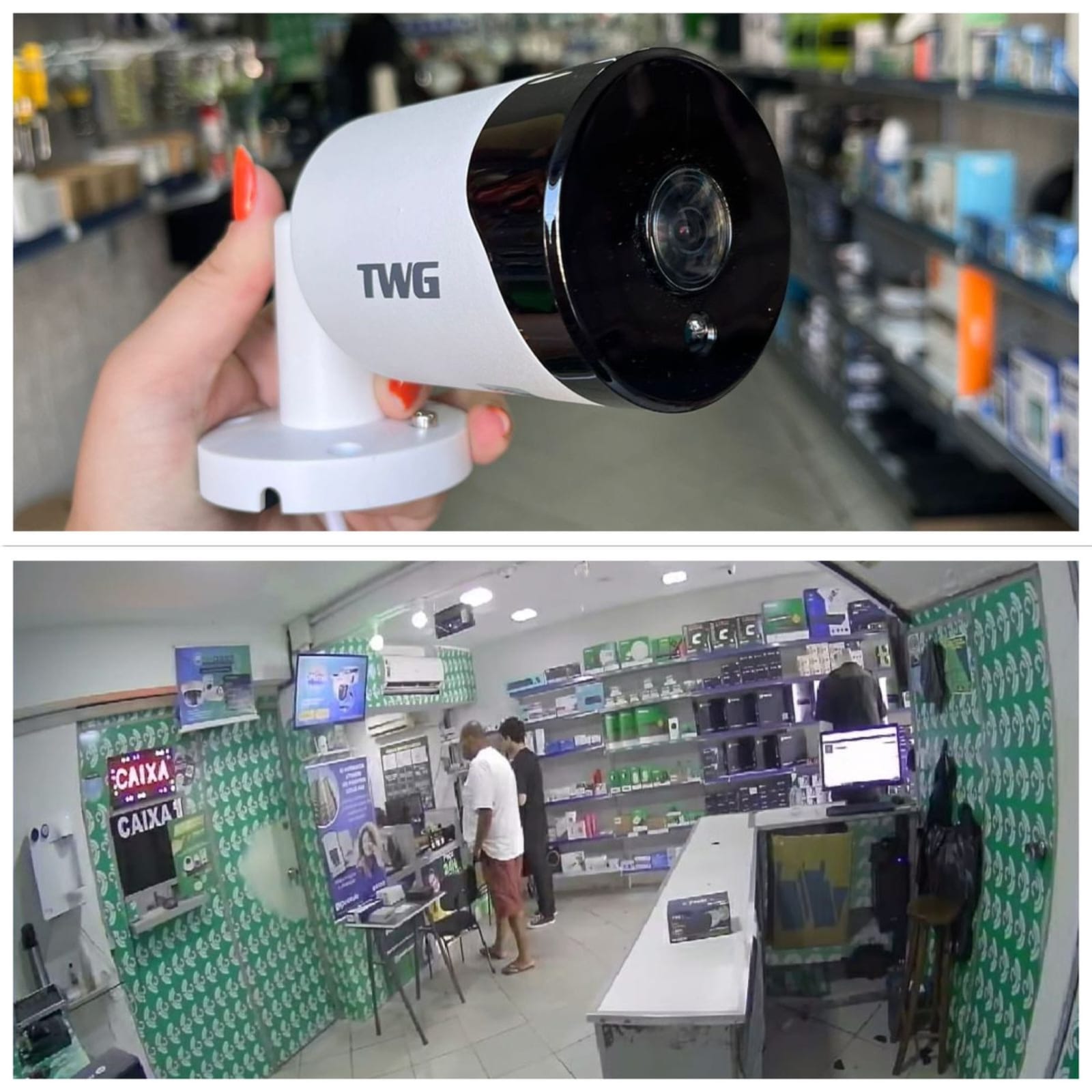 Câmera de Segurança TWG Bullet 360° Panorâmica Fisheye Full HD 1.7mm IP66 - Imagem 3