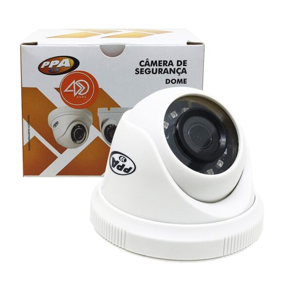 Câmera de Segurança Infravermelho Dome Interna PPA/ CITROX 4x1 AHD CVI TVI CX-2921D - Image 4