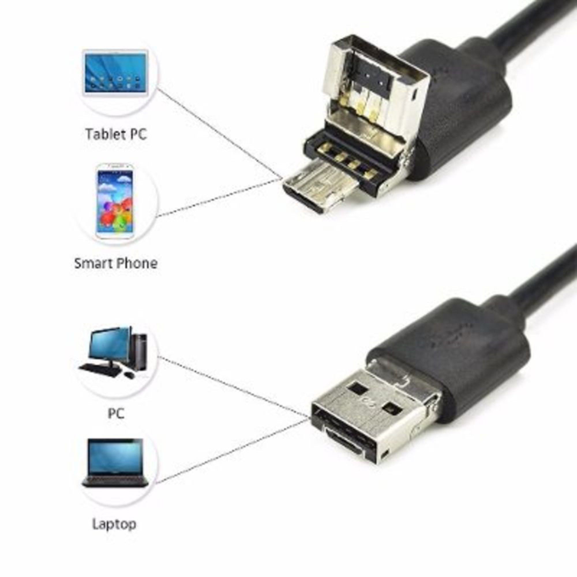 Câmera Sonda Endoscópica P/ Inspeção USB C/ 2 Metros - Imagem 4
