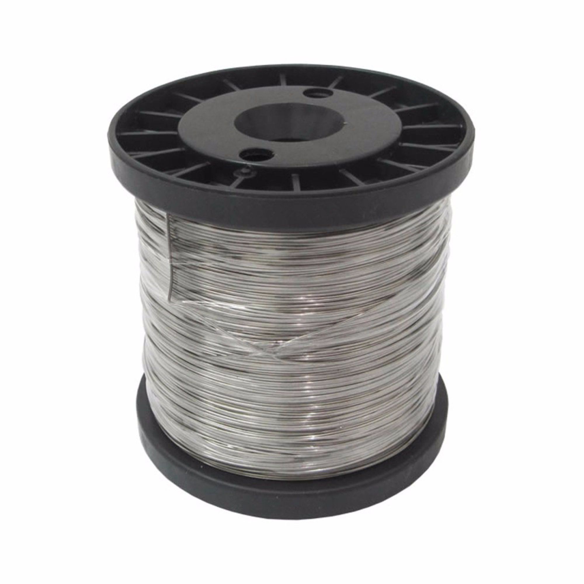 Carretel Arame Aço Inox para Cerca Elétrica Fio 0,45mm Bobina - Imagem 2