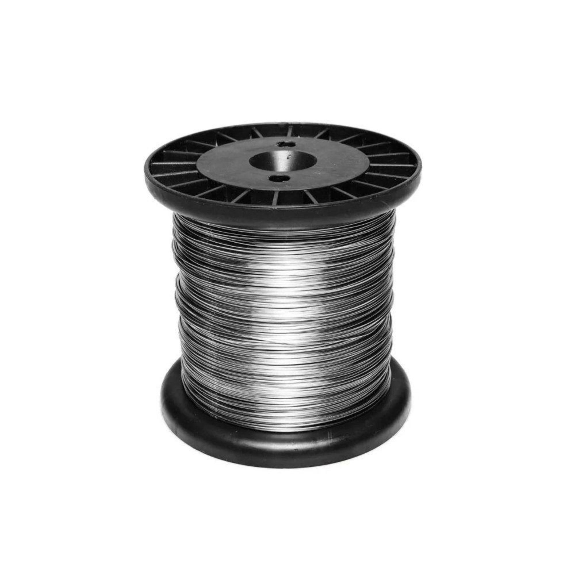 Carretel Arame Aço Inox para Cerca Elétrica Fio 0,45mm Bobina - Imagem 4