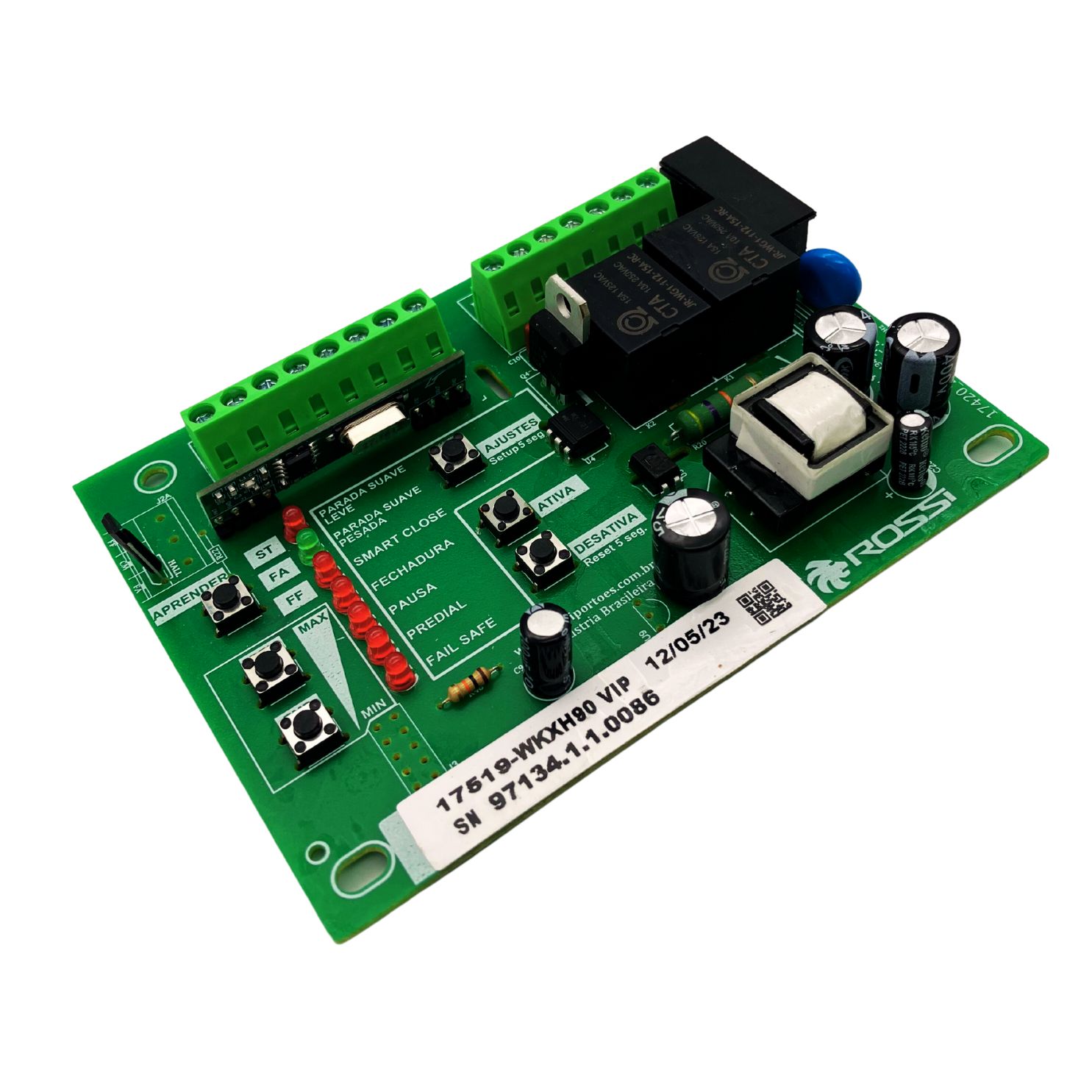 CENTRAL DE COMANDO PARA PORTÃO DESLIZANTE ROSSI WKXH90 VIP - Imagem 2