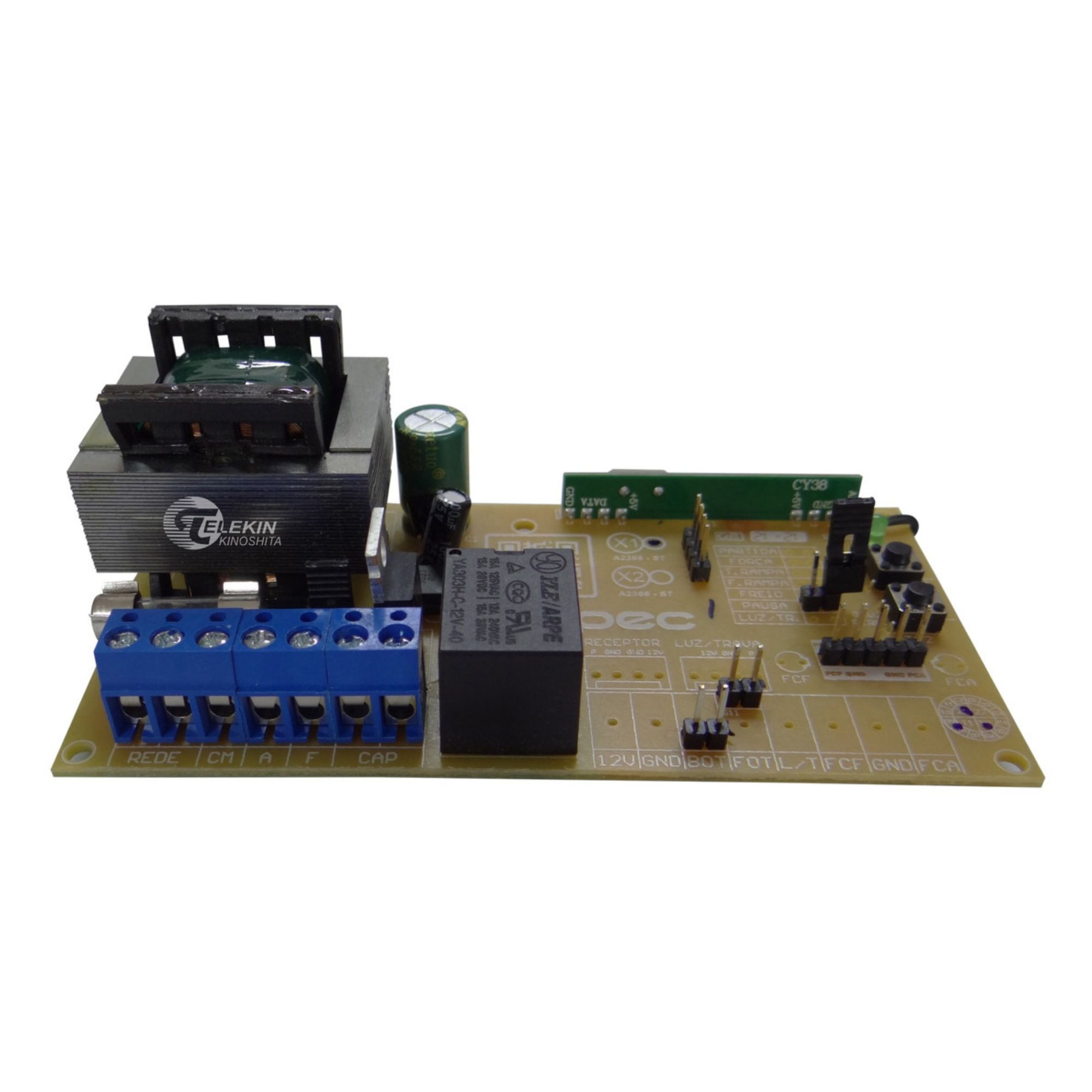 Central de Comando Placa Automatizador Motor Universal Portão PPA Garen Rossi RCG X3 Ipec Full ST - Imagem 4