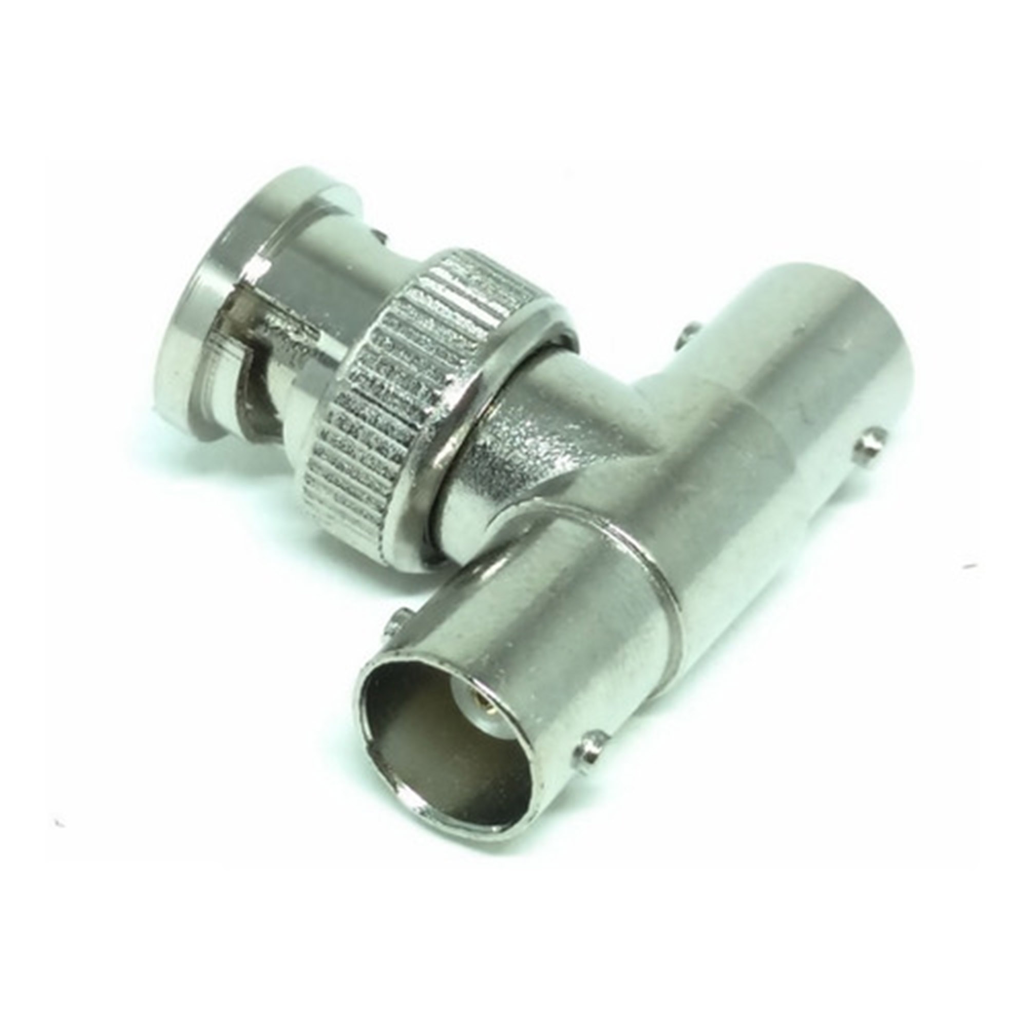 Conector Emenda BNC Tipo T 1 Macho X 2 Femeas