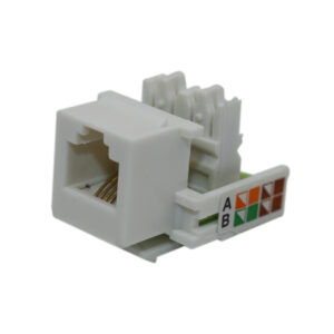 Conector Keystone Jack RJ11 Cat3 Fêmea