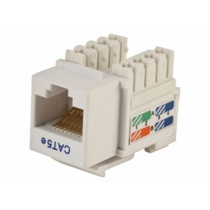 Conector Keystone Jack RJ45 Cat5e Fêmea C/ 2 Unidades