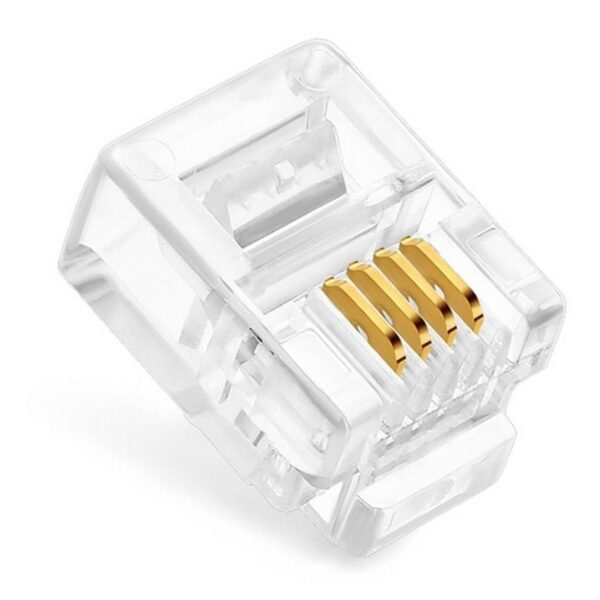 Conector RJ11 6x4 C/ 20 unidades