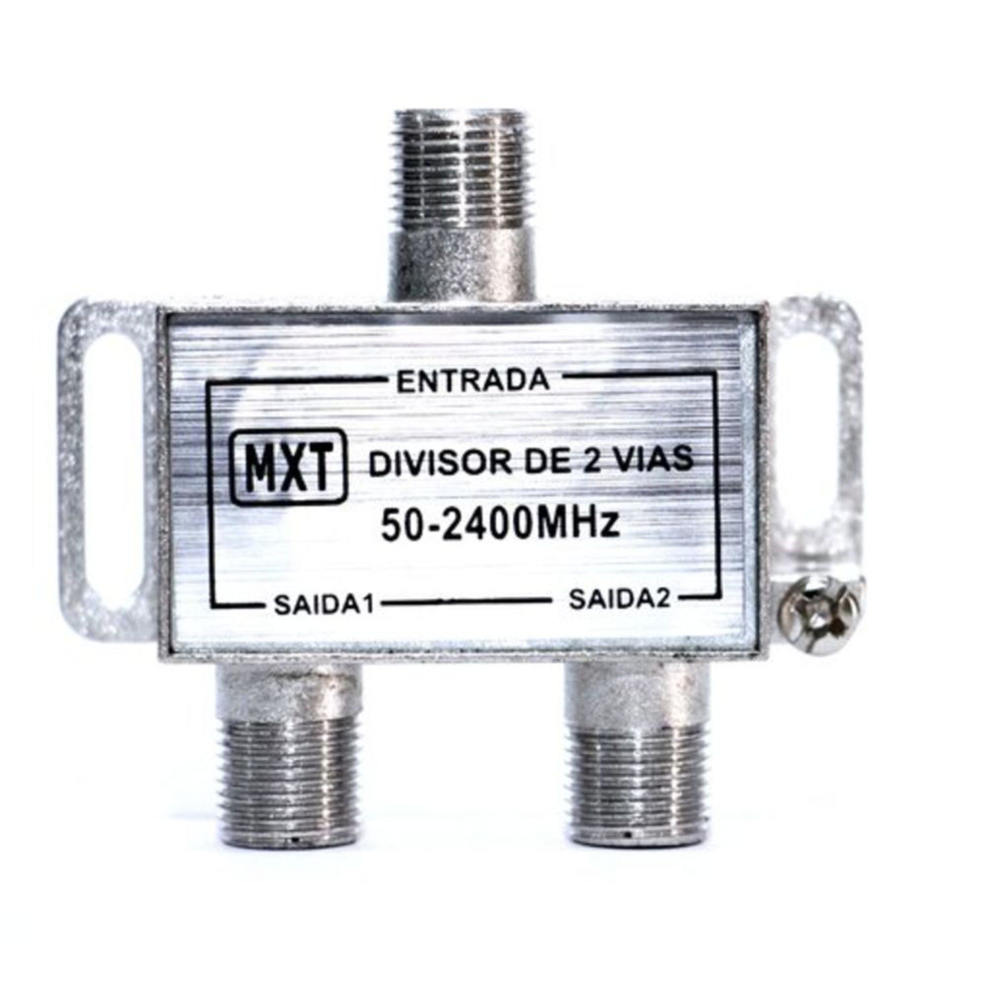 Divisor De Antena 1 X 2 5.100MHz Para Cabo Coaxial C/ 2 Unidades - Imagem 4