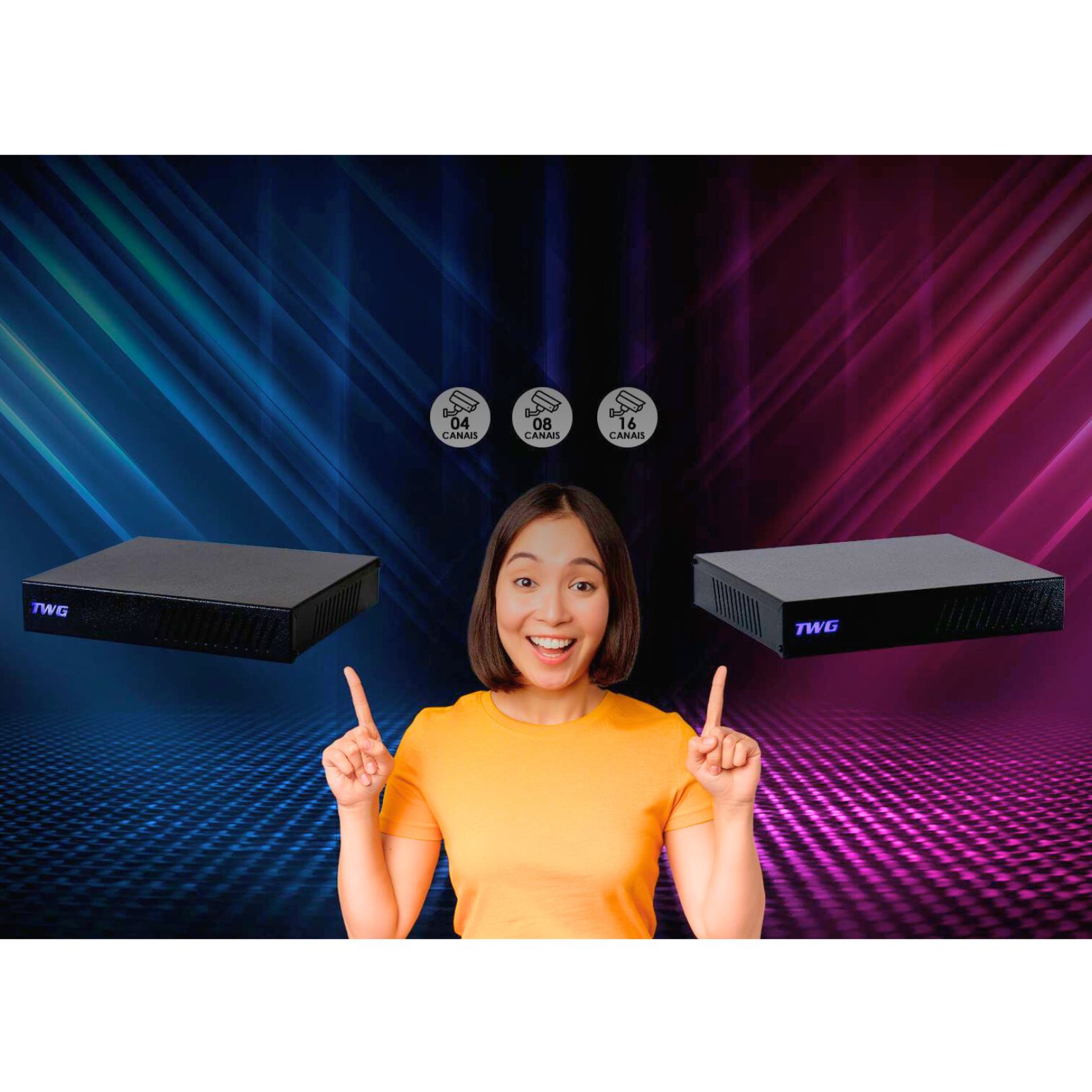 DVR Stand Alone TWG 32 Canais 6 em 1 CFTV - Imagem 5