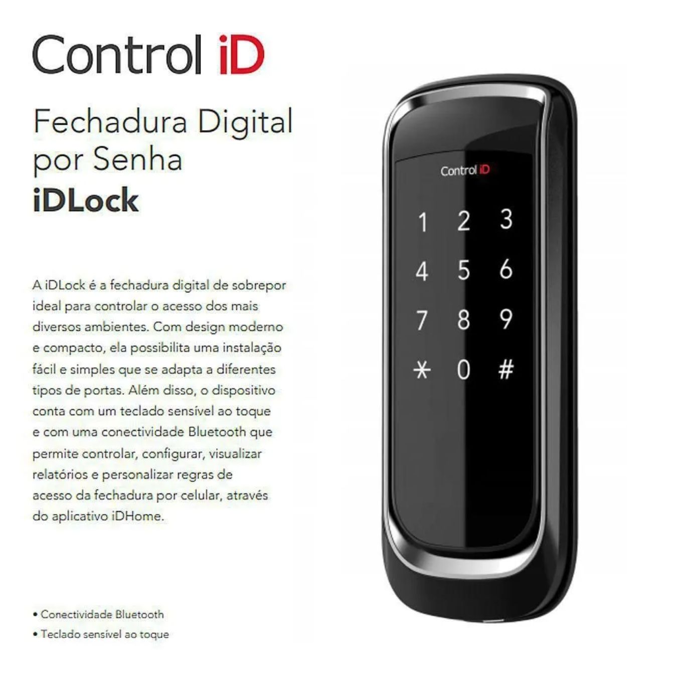Fechadura Digital Control ID iDLock Senha - Imagem 5