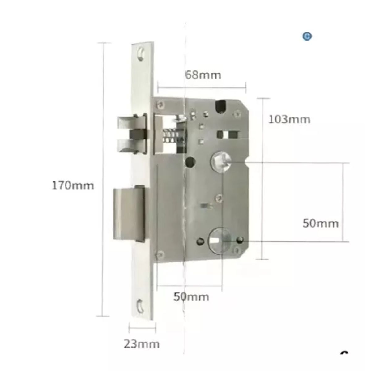Fechadura Eletrônica Tw-4020 Fe - Biometria, Senha E Chave - Imagem 4