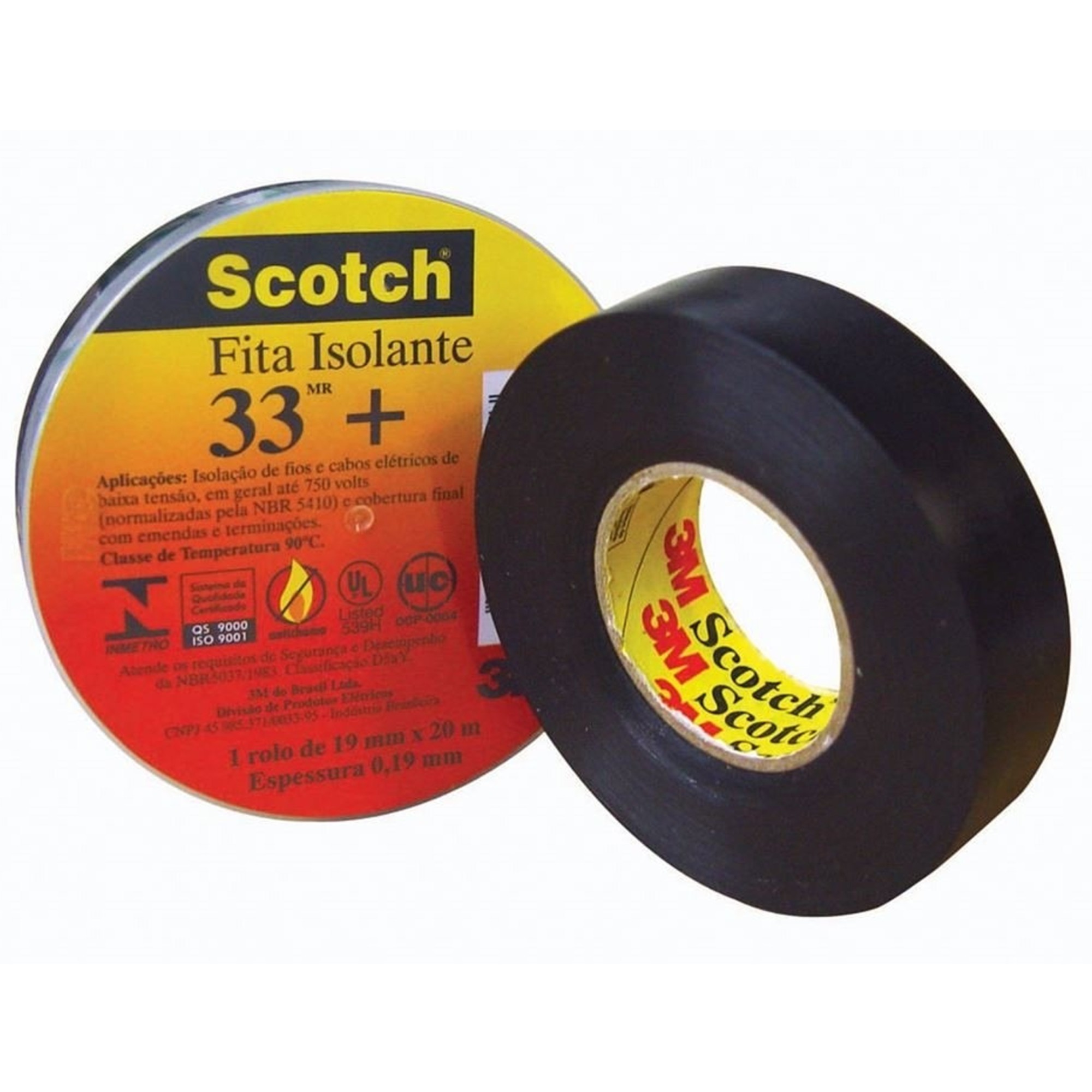 Fita Isolante Profissional 3M 33+ Scotch 105°c 20 Metros - Imagem 6