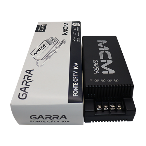 Fonte 12V 10A P/ CFTV Bivolt Garra MCM - Image 4