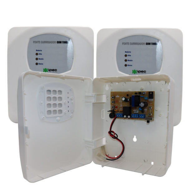Fonte Carregador Ipec Fechadura Eletromagnética Com Timer 2a - Imagem 5