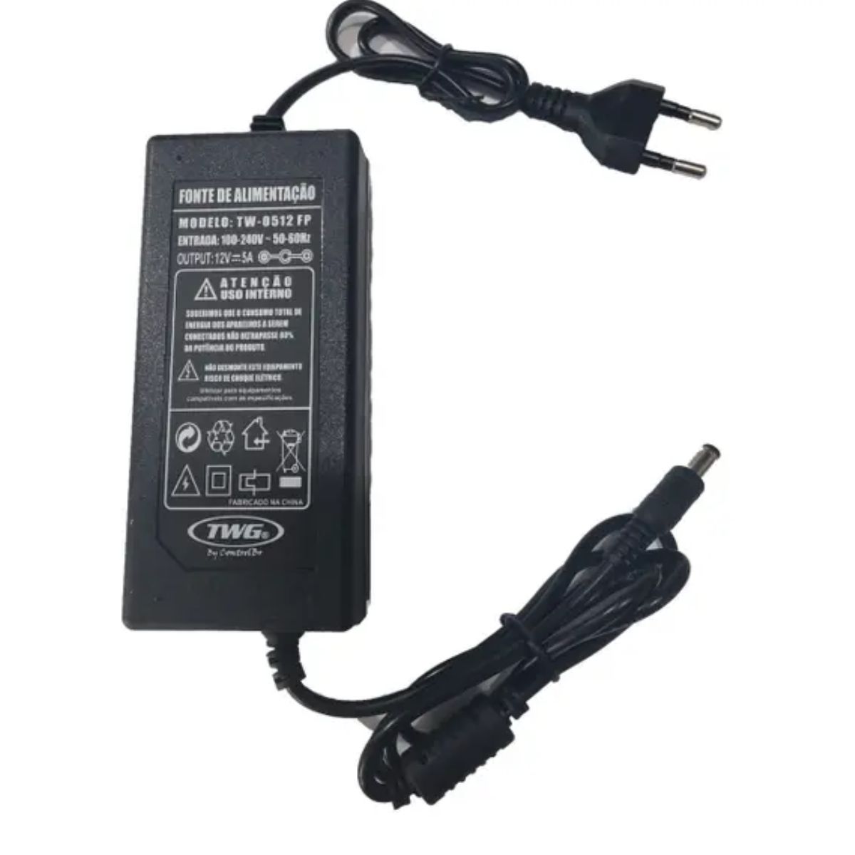 Fonte de Alimentação Estabilizada 12V DC 5A TWG TW-0512 FP - Imagem 2