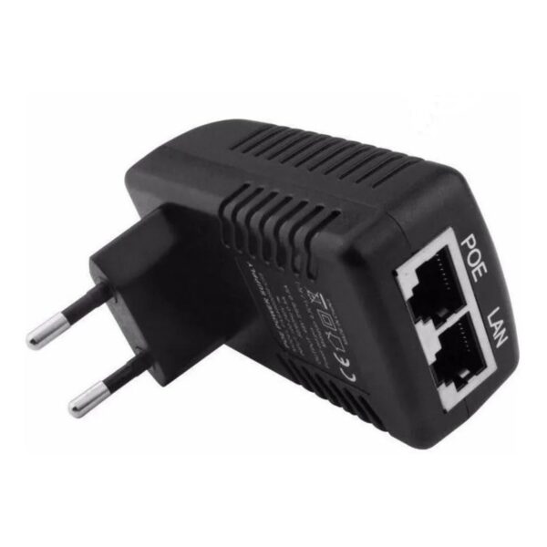 Fonte Injetor Poe Fast 48v 0,5A 500mA Para CFTV Roteador Acess Point - Imagem 3