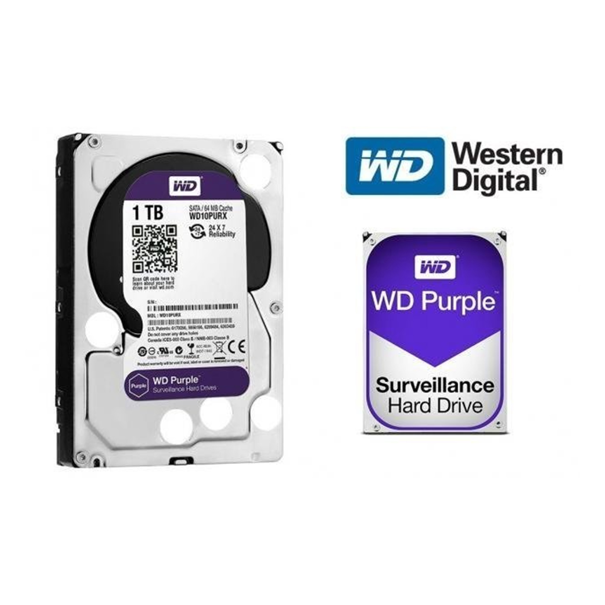 HD 1TB Interno 3.5" SATA WD Purple Surveillance - Imagem 5