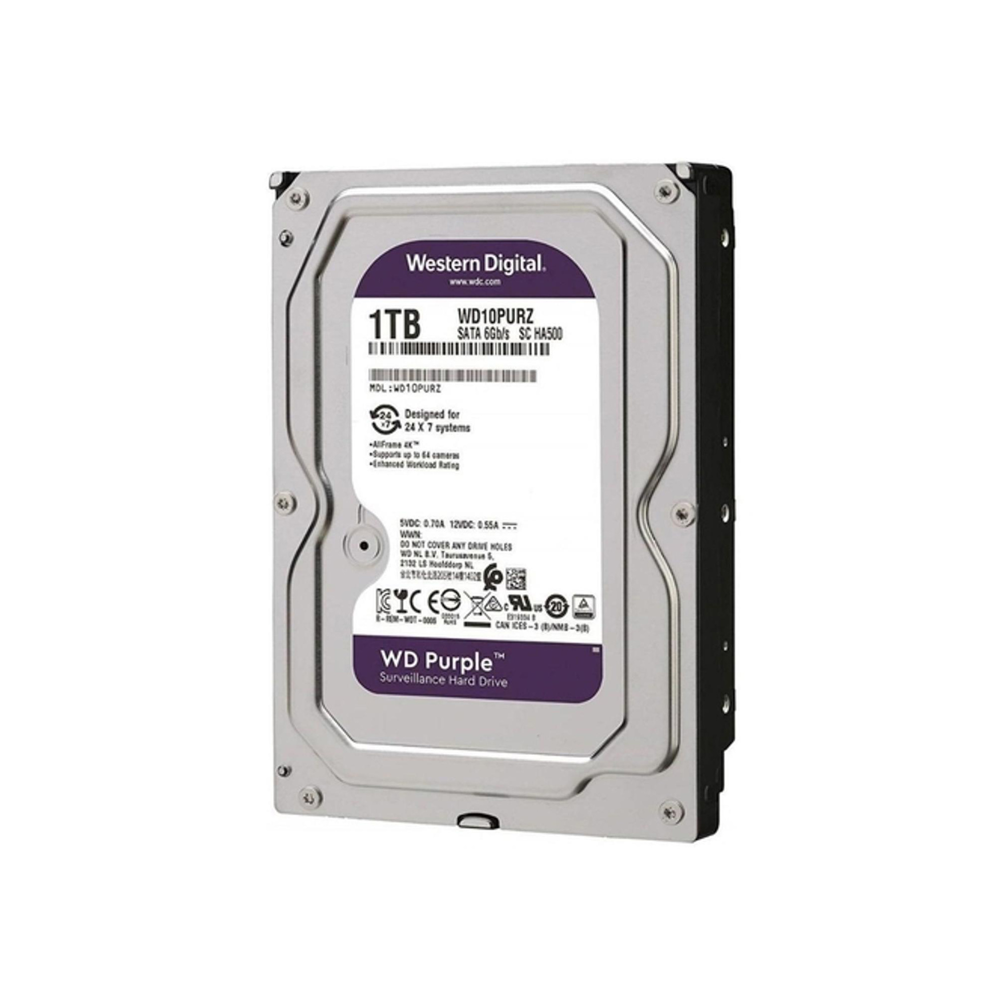 HD 1TB Interno 3.5" SATA WD Purple Surveillance - Imagem 6