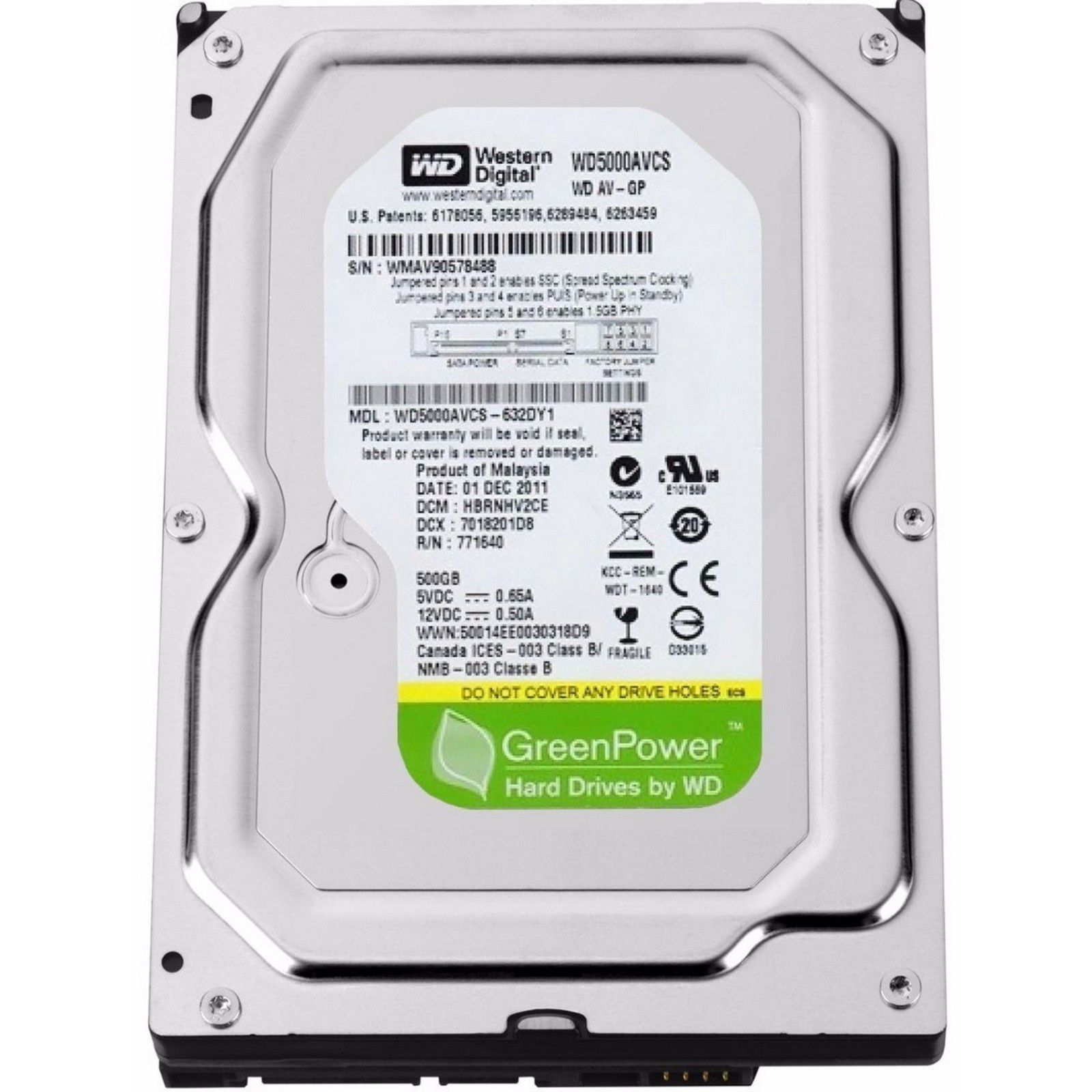 HD 500GB Western Digital Interno 3.5″ Sata
