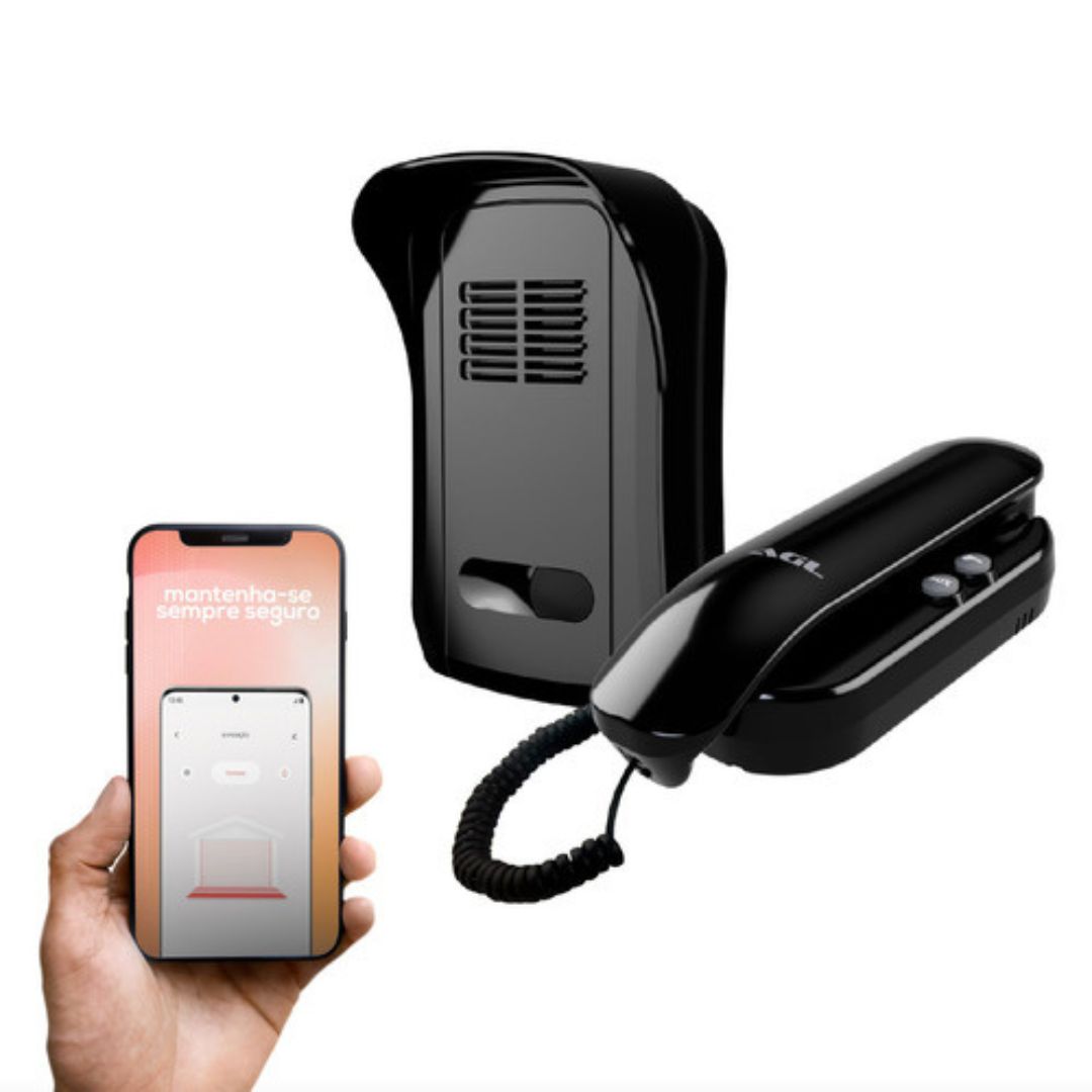 Interfone P10-x Wifi Agl Porteiro Eletrônico Residencial - Imagem 2