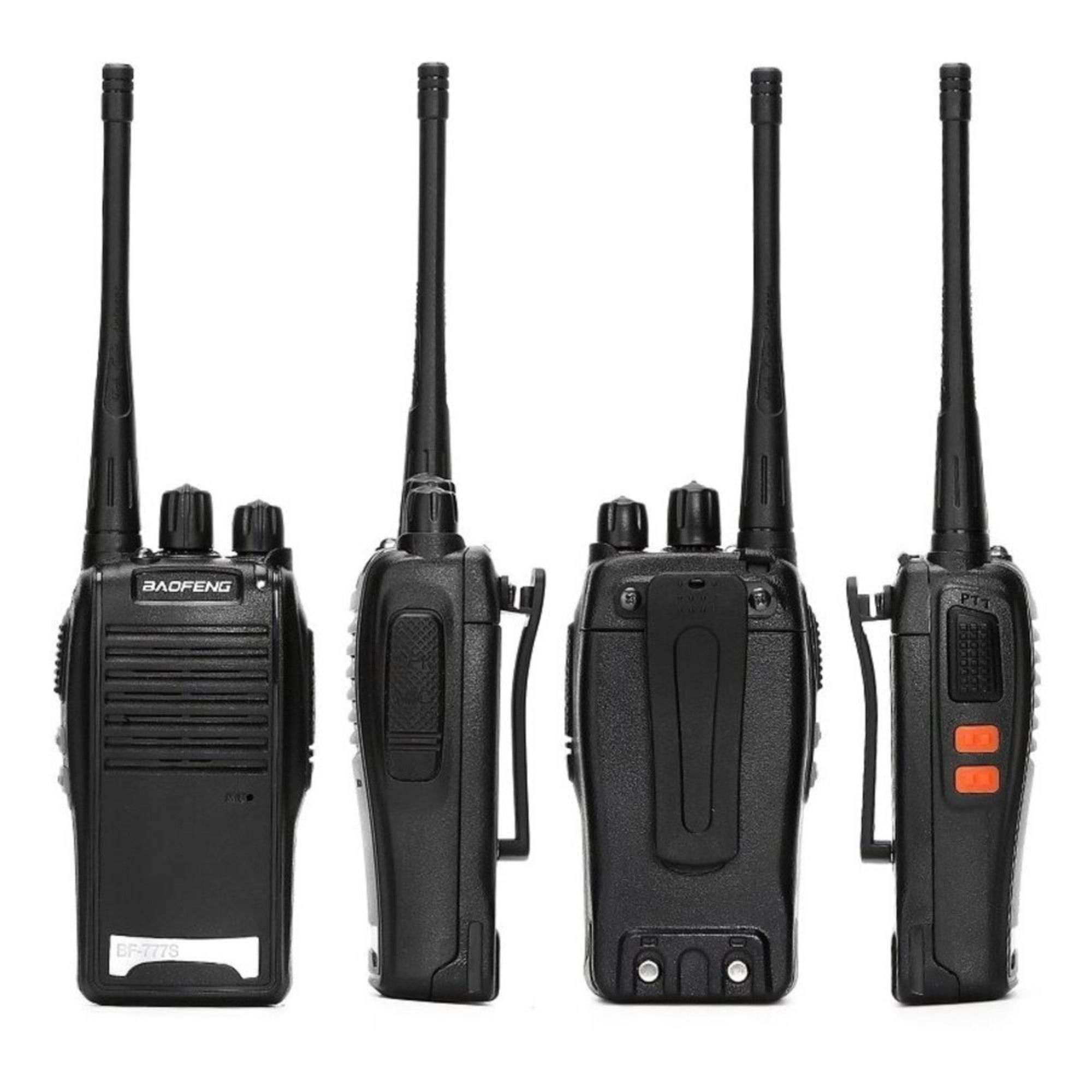 Kit 2 Radio Comunicador Baofeng 777s Profissional Ht Uhf 16 Canais - Imagem 4