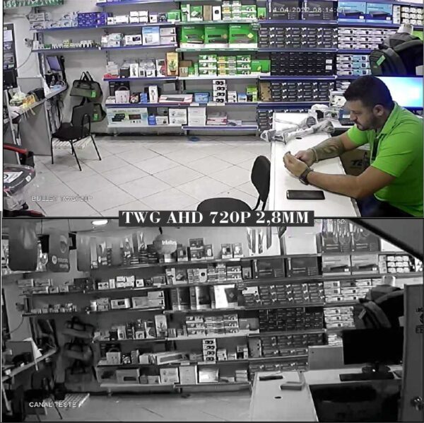 Kit CFTV Completo 4 Câmeras AHD 720p DVR 4 Canais - Image 2