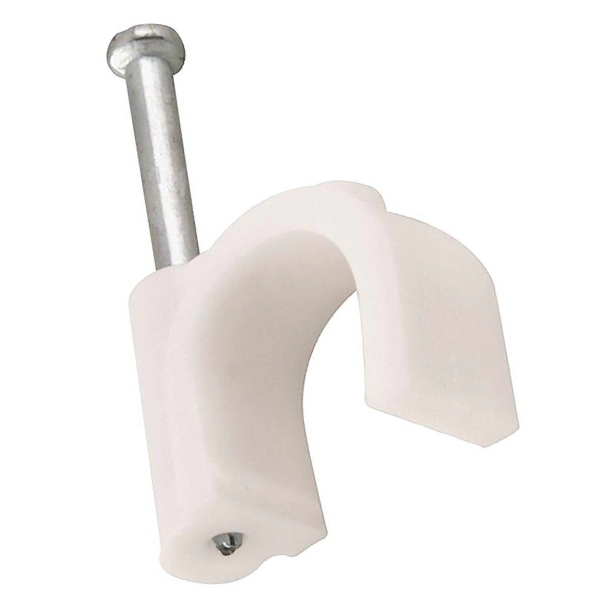 Grampo Fixa Fio P/ Cabo Coaxial RG6 5mm C/ 100 - Imagem 3