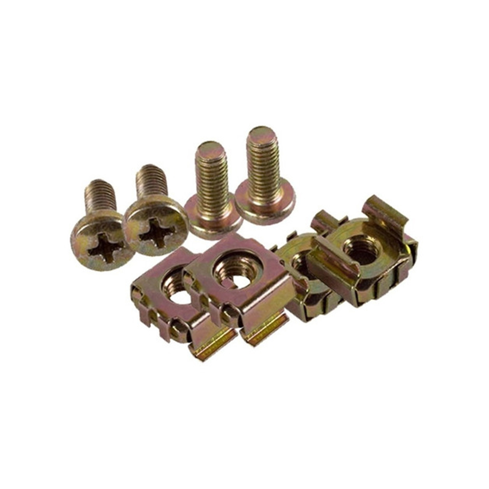 Kit Porca Gaiola M5 + Parafuso P/ Rack CFTV Redes Telecom - Imagem 5