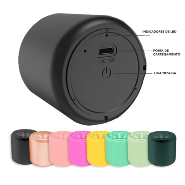 Mini Caixa Som Bluetooth Inpods Littlefun Portátil - Imagem 2