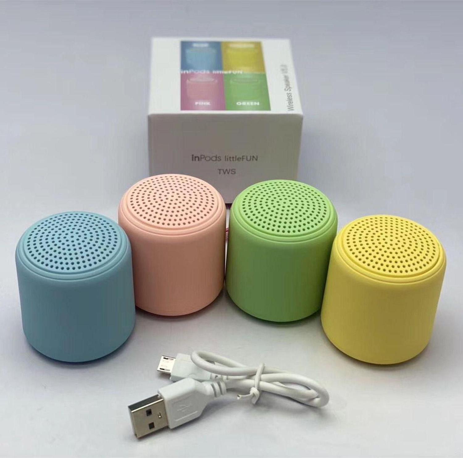 Mini Caixa Som Bluetooth Inpods Littlefun Portátil - Imagem 5