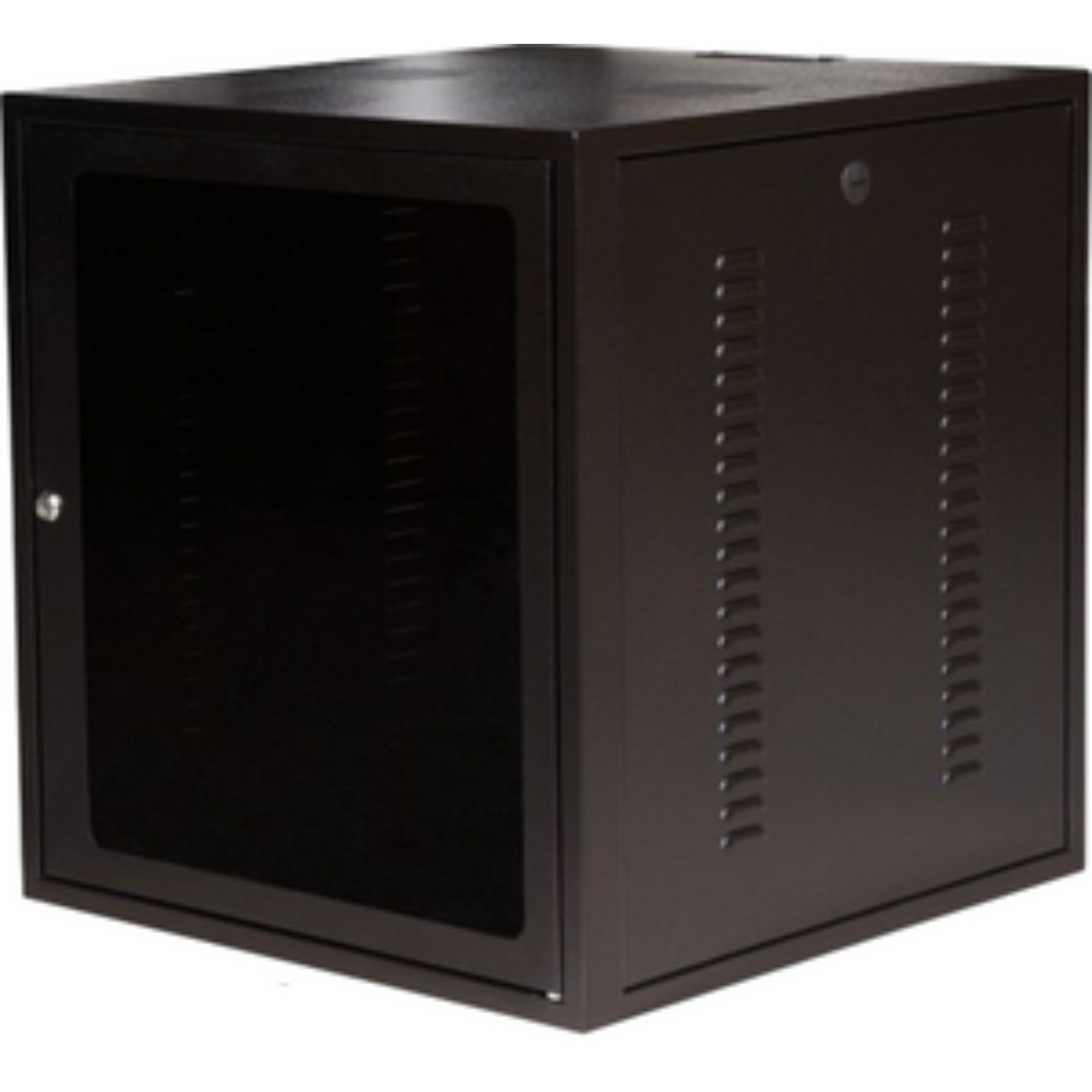 Mini Rack 19" 12u 400mm Porta Acrílica Com Fechadura - Imagem 5