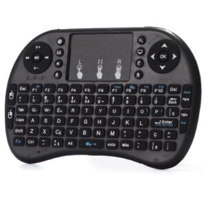 Mini Teclado Keyboard Iluminado Recarregável Wireless P/ Tv Box Smart TV Notebook