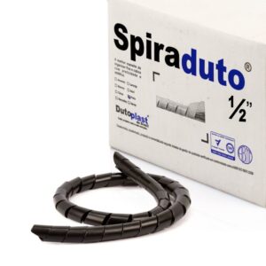 Organizador De Cabos Espiral Spiraduto 1/2 Branco 2 Metros