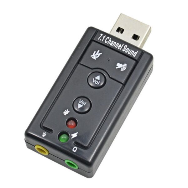 Placa De Som USB 7.1 Canais - Image 3